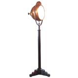 Vintage GE Industrial Copper Floor Lamp