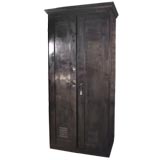 Vintage Metal Industrial Storage Unit / Locker / Wardrobe