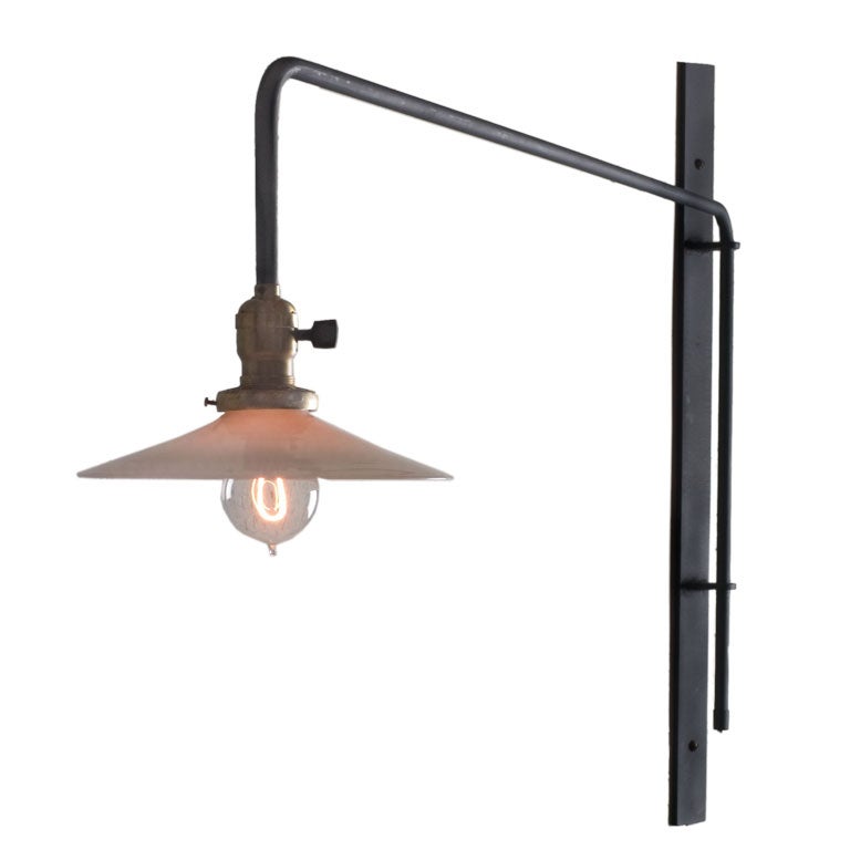 Swing-Arm Wall Sconce For Sale