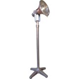 Vintage Industrial Copper Floor Light