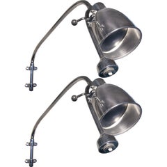 Pair of Vintage Wall Mounted Bedside Lamps