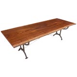 Free Form Mahogany Dining / Conference Table