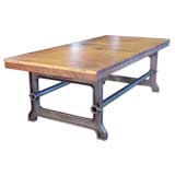 Industrial Wood 
Cast Iron Coffee table / Bench