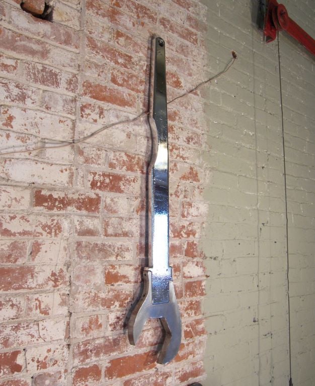 American Oversized Aluminum Wrench - 3 1/2 Feet For Sale