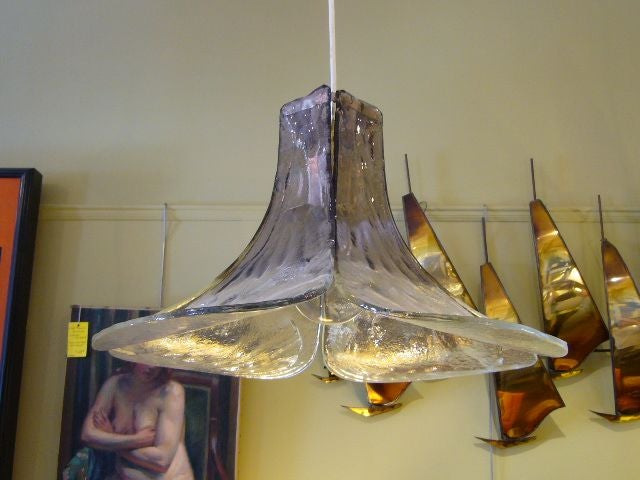 Large Mazzega   "Petals"  Chandelier