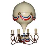 Vintage ITALIAN HOT AIR BALLOON CHANDELIER