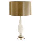 Vintage Murano Lamp with Custom Silk Shade