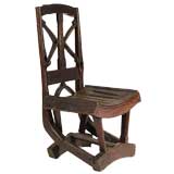 Retro Wagon Wheel Chair