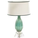 Vintage Murano Lamp with Custom Shade