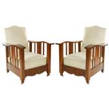 Vintage Pair of Arts and Crafts Arm Chairs