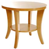 Sycamore Center Table with Shelf