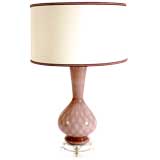 Vintage Lilac Murano Lamp