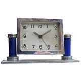 JAZ Clock with Blue Columns