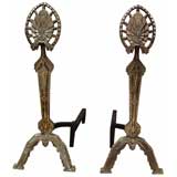 Vintage Pair Andirons