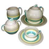 Vintage Susie Cooper 36 Piece Art Deco Ceramic Tea Set