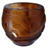 Daum Vase in Peach