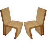 Pair Frank Gehry Easy Edges Chairs