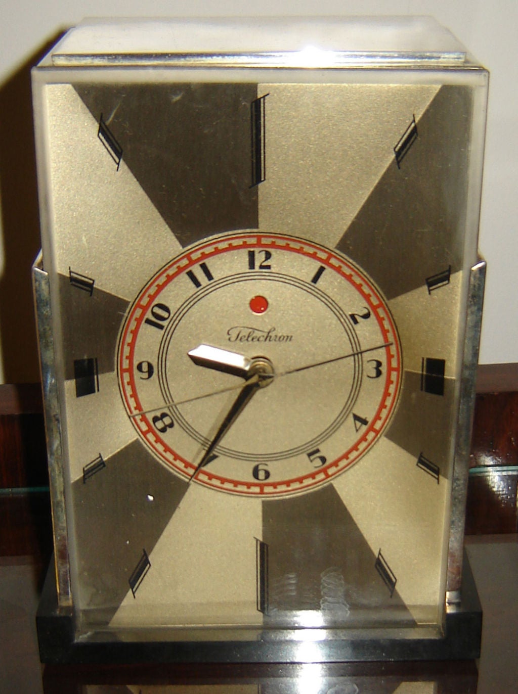 Paul Frankl American Art Deco Modernique Clock