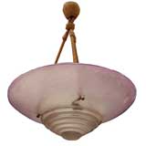 Charles Schneider French Art Deco Chandelier