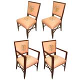 Set of Four French Art Deco Chairs