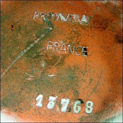 Monumental "Primavera" French Art Deco Vase - Turquoise