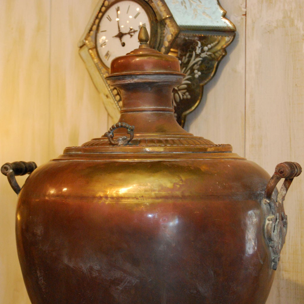 French Copper Samovar