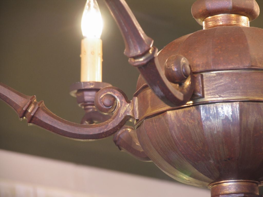 Italian Brass Chandelier