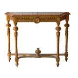 Gilded Italian Console Gilded Italian Console