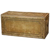 French Upholstered Trunk