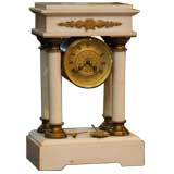 French Marble Mantle Clock