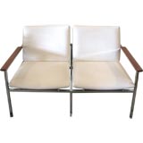 White Love Seat