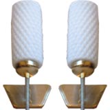 Pair of Glass Applique Sconces