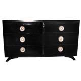 Black LacquerHollywood Regency Dresser