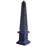 Pair of Very Large Marble Obelisks