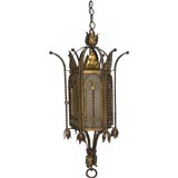 1920
s Gilt Iron Lantern