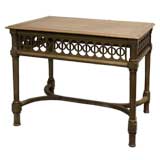 English Carved Wood Center Table