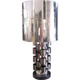 A Curtis Jere Chromed Table Lamp