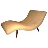 A Chaise in Faux Snakeskin