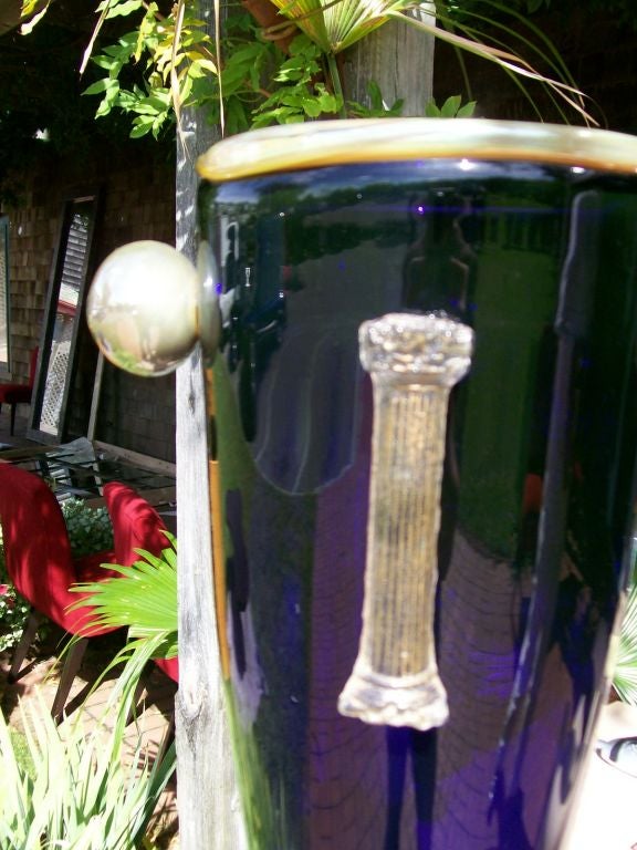 A Massive Art Vase by Mitchell Gaudet (signed)