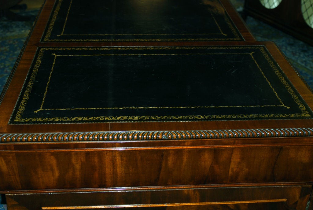 19th Century A Rare George IV Mahogany Executive Desk
