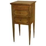 Italian Neoclassic Style Fruitwood and Boxwood Inlaid Stand