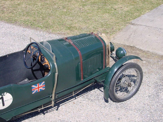 English A Child’s Size  Model of a 1920’s ‘Blower’ Bentley Racing Car