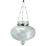 Vintage Apothecary Hanging Glass Fixture by Limburg