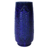 Cobalt Blue Ceramic Vase for Palshus by Per Linneman-Schmidt