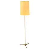 Minimal Modern Telecsoping Nessen Floor Lamp with Original Shade