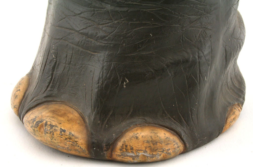 A Guilt Free Fiberglass Elephants Foot Umbrella Stand