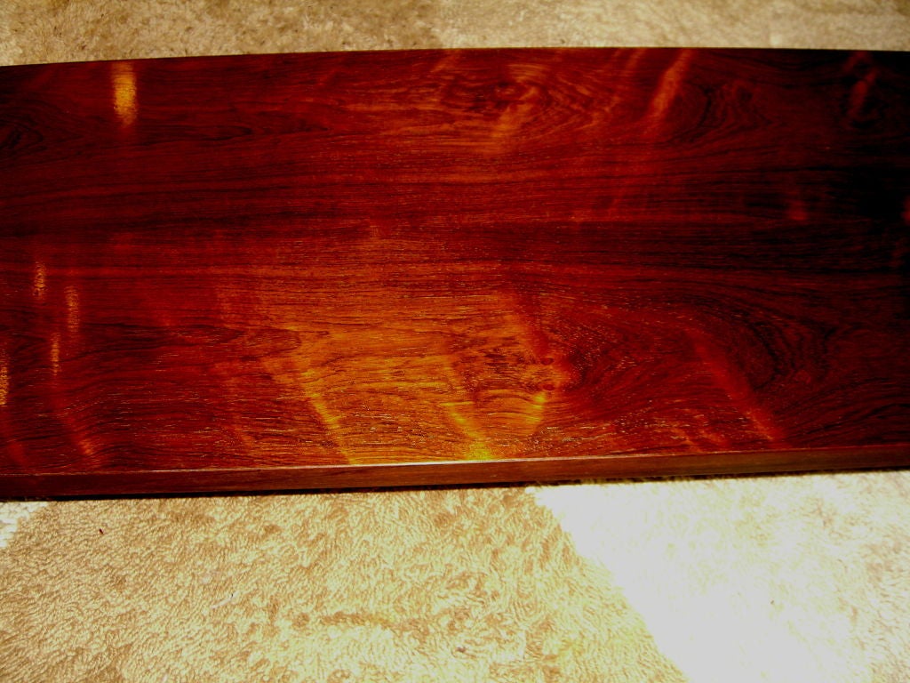 American Milo Baughman for Thayer Coggin Rosewood Bench or Coffee Table