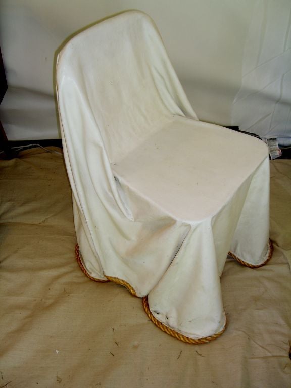 Fiberglass molded chair in the manner of John Dickinson