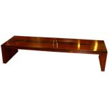Highly figured Rosewood bench