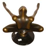 1979 Bronze Nude by noted artist Bruce Bennett